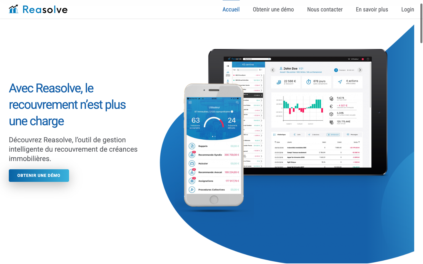 Aperçu du service Reasolve