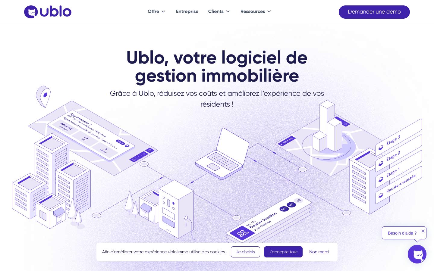 Aperçu du service Ublo